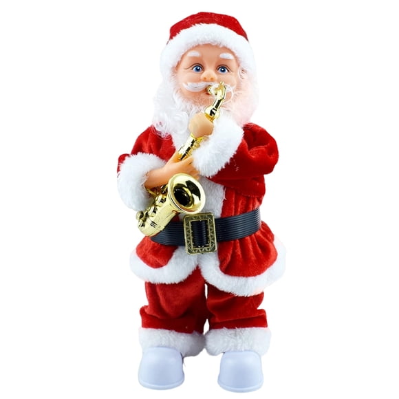 TIELUTT El Ectric Santa Cla U S with Music Christmas De Cor for Desktop Quality Craftsmanship F U N for Holiday Baby Play Mat Games Months Rattle Games Baby 4 Months 2 Years Old Girl