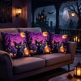 thumbnail image 4 of Lzobxe Halloween Pillow Covers, Wrinkle and Fade Resistant Throw Pillow Cases, Soft Fall Decorative Cushion Covers for Bedroom, Living Room, Sofa, 4 of 6