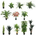 thumbnail image 3 of vidaXL Artificial Sansevieria Plant with Pot 25.6" Green, 3 of 5