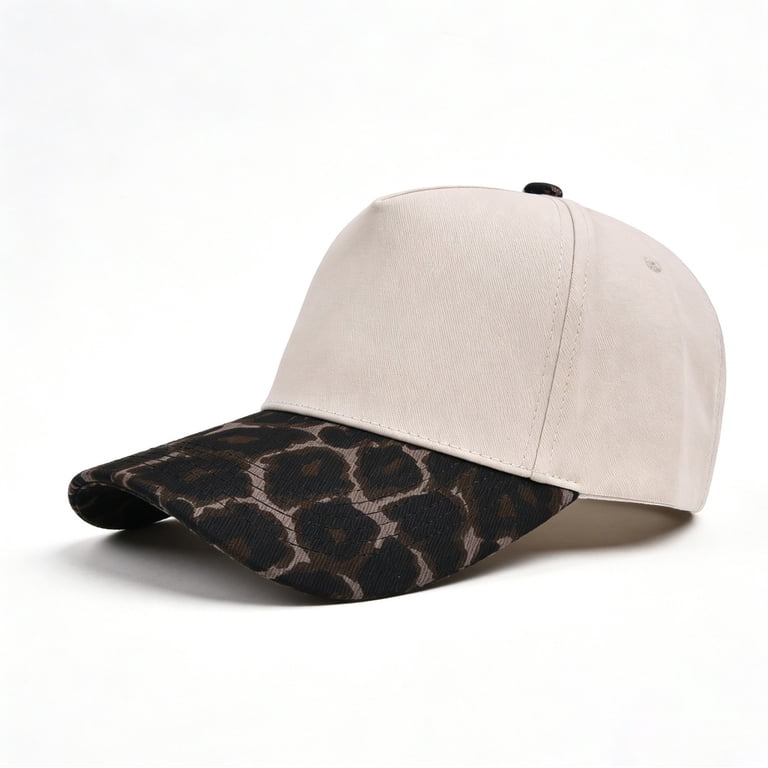 Yigetop Vintage Canvas Snapback Hat Adjustable 2 Tone Cap  display picture 3