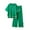 Green, variant on Woman Summer Outfits Women 2 Piece Outfits Sets Summer Clothing Set Female Round Neck Short Sleeve Tops Pants Sets Casual Pant Style S_352 Women's Tracksuits Green One Size