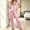 (Fashion 26)Pink, variant on Aimik Women's Sleepwear Set Short Sleeve Lapel Satin Top and Long Pant Loungewear Set Lightweight Comfort Summer Womens Pajama Set,Blue,L