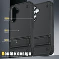thumbnail image 5 of Dteck for Motorola G 5G 2022 Case with Built-in Kickstand, Heavy Duty Hybrid Shockproof Rugged Hard Plastic Bumper Soft Silicone Rubber Drop Protective Phone Cover,black, 5 of 7
