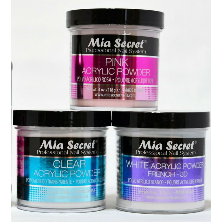 Clear Acrylic Powder, Mia Secret