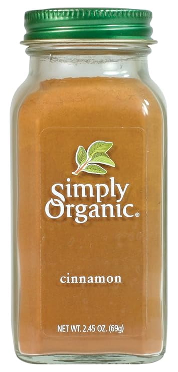 Simply Organic Cinnamon, 2.45 OZ Pack of 3