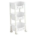 thumbnail image 2 of Organizador de 3 niveles para el hogar, carrito de almacenamiento para dormitorio y baño. Estilo B, 2 of 9