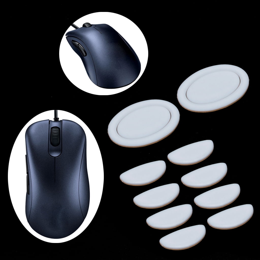 Buy 2 Sets/pack Tiger Gaming Mouse Feet Mouse Skate fit ZOWIE EC1B / EC2B Gaming Mouse White