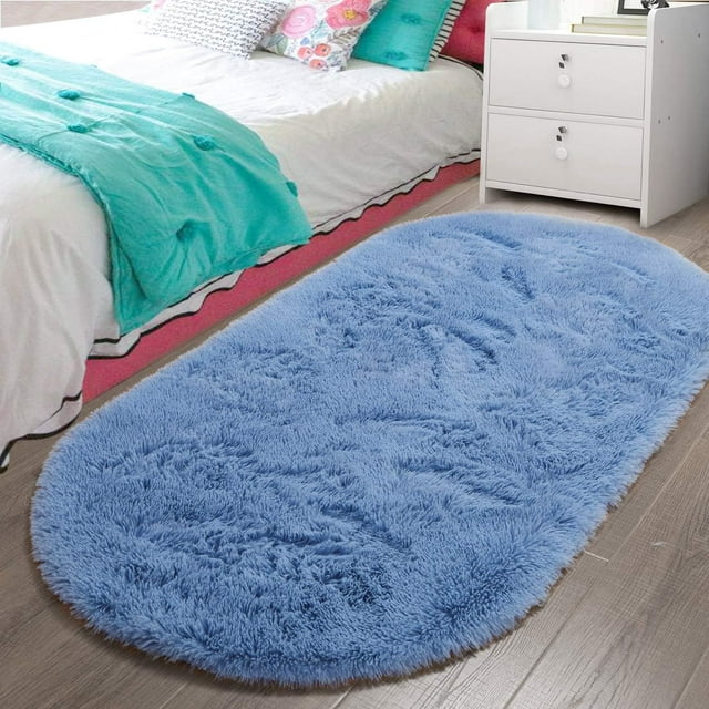 Ultra Soft Children Rugs Room Mat Modern Shaggy Area Rugs Home Decor .; x .; Pink