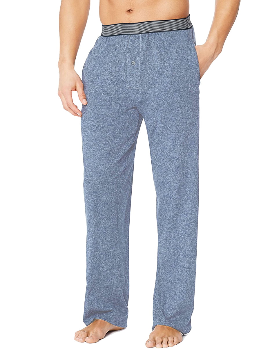 Hanes Men’s X-Temp Tagless Knit Cotton Lounge Sleep Pants With Fly ...