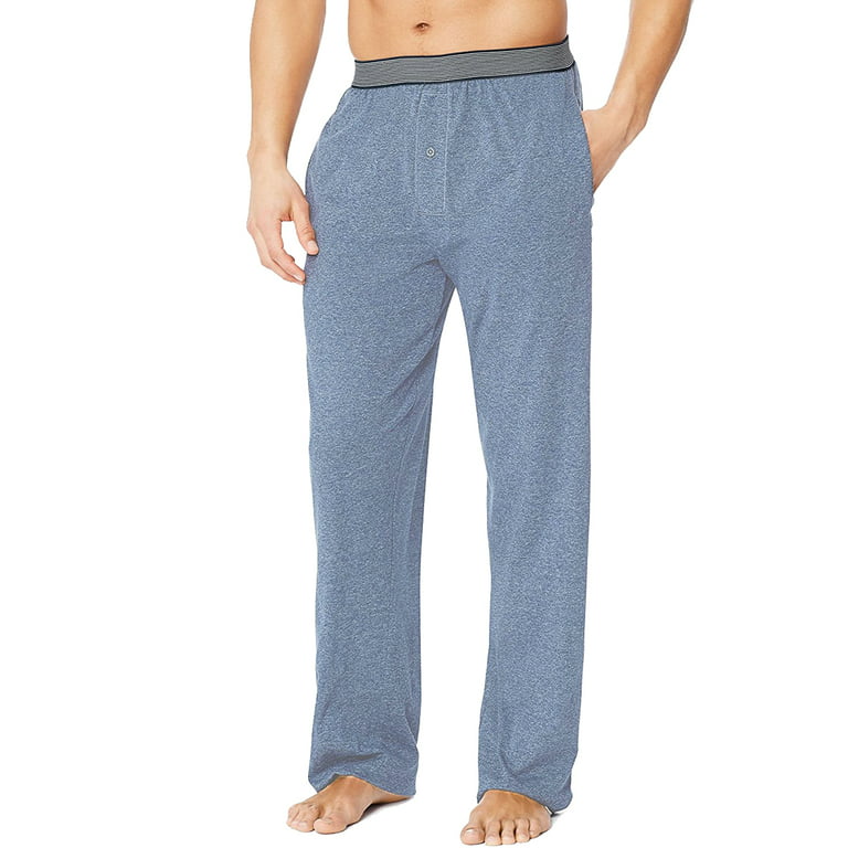 Hanes Men's X-Temp Tagless Knit Cotton Lounge Sleep Pants With Fly