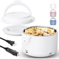 thumbnail image 2 of Lunch Box, 32 oz Portable  Warmer Heater, Lunch Warmer Portable for Work/Office//Travel 12V/24V/110V , Warming Soup & Meal, Spill-, Men & Women's Gifts, White, 2 of 7