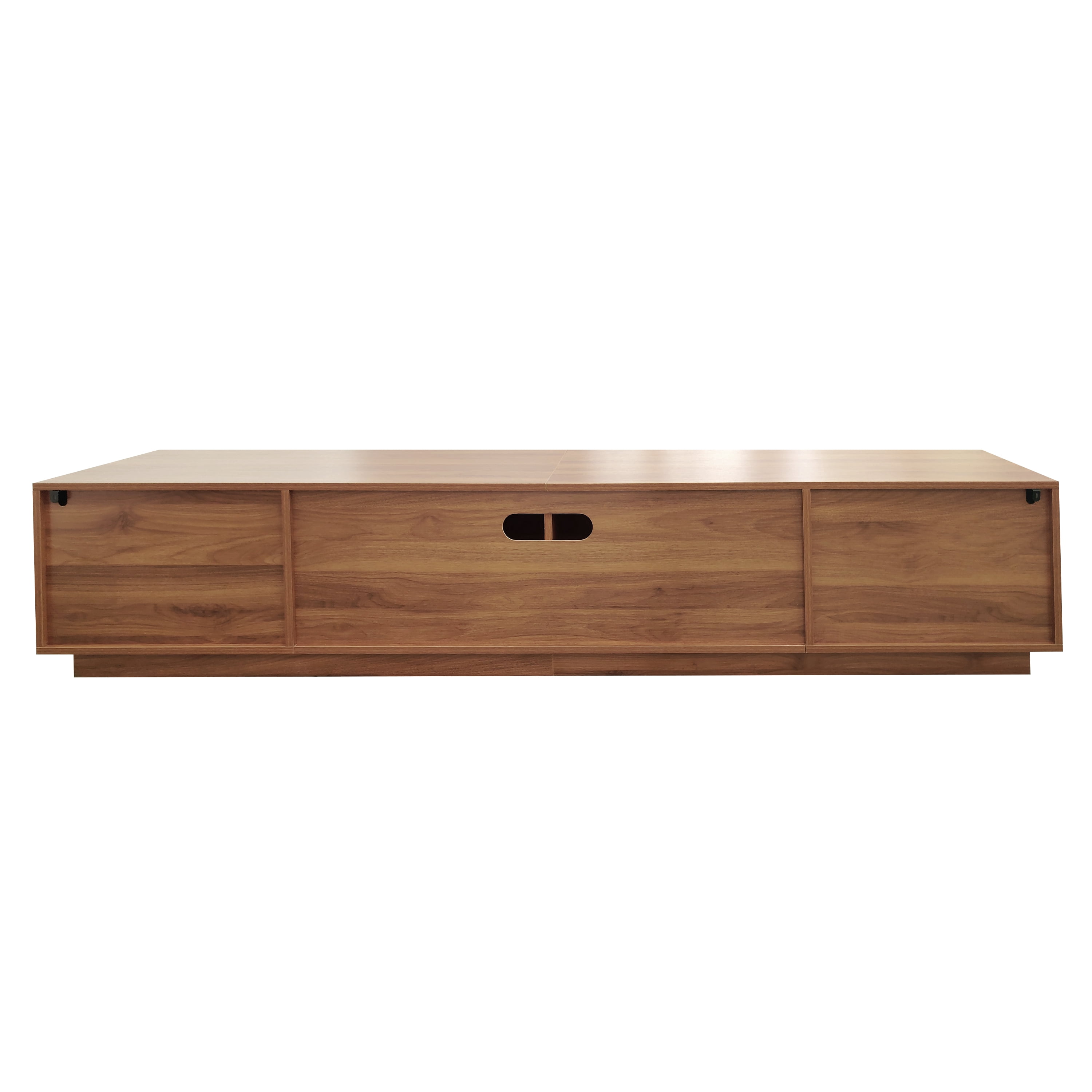 Homy Casa Home Entertainment Center, TV Stand Media Console with Versatile Storage