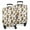Highland Cow Barrel, variant on White Buffalo Skull Flower Pattern Luggage Cover Fashion Suitcase Cover Baggage Covers Fit 25-28 Inch Luggage (Go Travel)