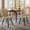 Cream, variant on Dolonm Dining Chairs Set of 2, Modern Chairs with Thick Cushions & Metal Legs, Faux Leather Dining Chairs for Dining Rooms, Restaurant, Coffee, Black Shell