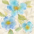 thumbnail image 3 of Coulter, Cynthia 12x12 Black Modern Framed Museum Art Print Titled - Blue Poppy Garden II, 3 of 5