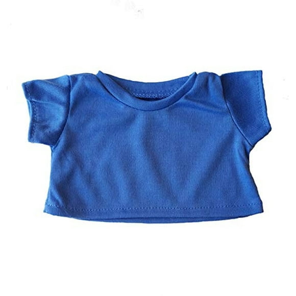 Camiseta básica azul Teddy Bear Clothes Stuffems Toy Shop
