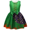 thumbnail image 3 of Girls Sanderson Sister Cartoon Dress Witch Halloween Outfit Party Gown, 3 of 7