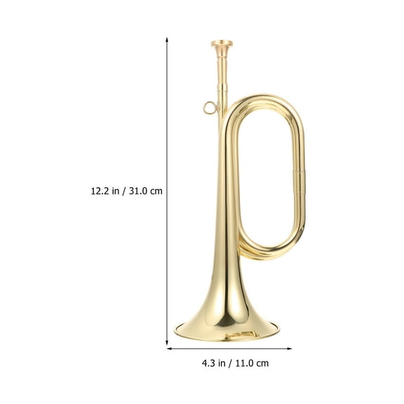 UPOUART Brass Bugle Horn For Wind Instruments 1 Set