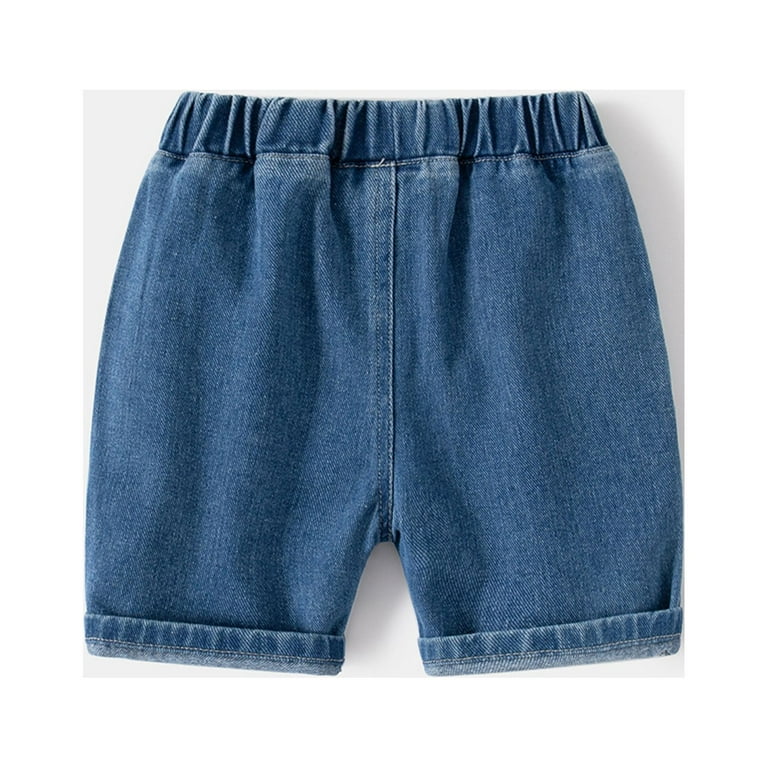 EnJoCho Children's Boys Girls Shorts Jeans Toddler Chambray Jeans