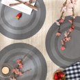 thumbnail image 2 of Set de 6 Individuales Redondos DII de PVC Gris 35 cm, 2 of 7