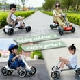 thumbnail image 6 of FLYPKIN Electric Drift Go Kart Ride On for Kids, 390W Motor 6V 4.5Ah Steel Frame, Up to 4 mph, 120 lb Weight Capacity Suit for 3-6 Years, 6 of 12