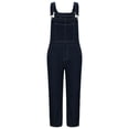 thumbnail image 3 of Frnrwgo Men's Denim Bib Overall, Mens Relaxed Fit Overall Midweight Workwear with Adjustable Straps and Convenient Tool Pockets Dark Blue, 3 of 4