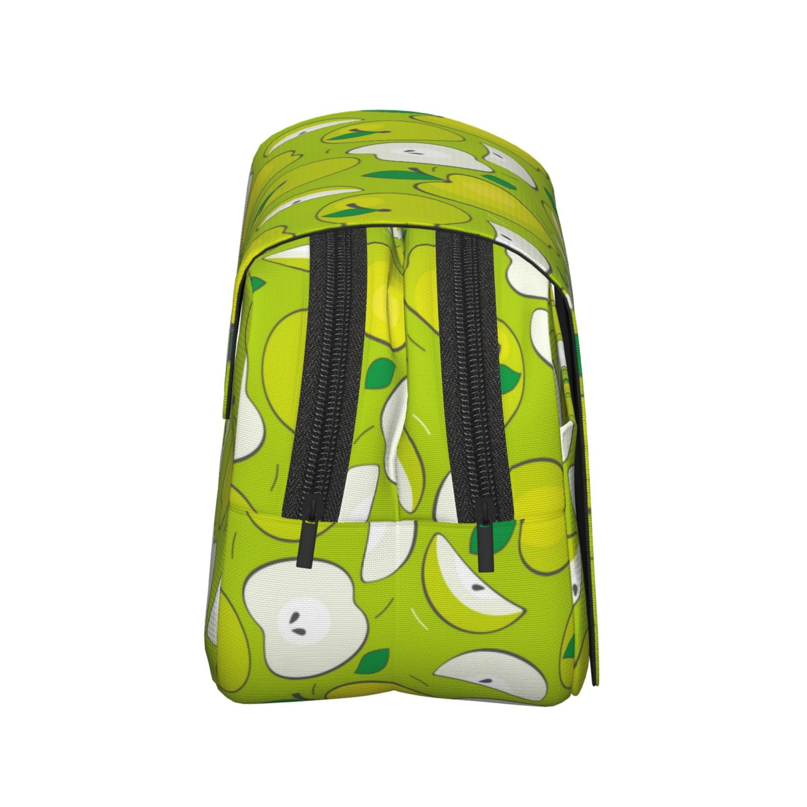 Kdxio Green Apple for Double Compartment Pen Case Oxford Organizer with Zipper Pockets for Students Artists