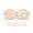 Beige, variant on Strapless Bra - Non Strapless Bra, Comfortable for Long Evening Events Lace Strapless Bra Comfortable Wireless Bralette With Underwire And Removable Straps For Everyday Wear