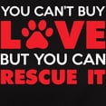 thumbnail image 3 of CafePress - You Can't Buy Love But You Can Recue It T Shirt - Women's Traditional Fit Dark T-Shirt, 3 of 4