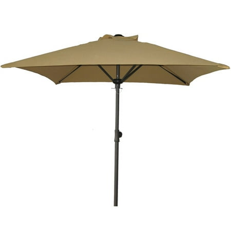 Mainstays Square Patio Umbrella Dune Walmart Com