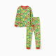 thumbnail image 1 of PatPat Pijamas de bambú para niñas pequeñas y niños (2 piezas, ajustadas) con estampado infantil, 1 of 2