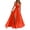 Red, variant on Women's Formal Elegant Sleeveless Dress - V Neck Maxi Long Slit Homecoming Dress for Juniors Evening Party(Blue/XL)