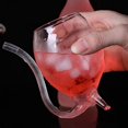 thumbnail image 3 of Zhongxinda Wine Glass With Straw - Vampire-Goblet, Clear, Enhance Taste, Wine Aerator, Built In Tube Straw Special Cup Best Gift 300Ml, 3 of 6