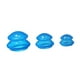 thumbnail image 3 of Juegos de ventosas de silicona para con ventosa, 3 uds., para relajación corporal, brazos traseros Azul, 3 of 8