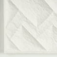 thumbnail image 4 of DecMode White Metal Dimensional Geometric Wall Decor, 4 of 9