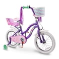 thumbnail image 1 of COEWSKE Kid's Bike Steel Frame Children Bicycle Little Princess Style 16 Inch with Training Wheel (Purple, 16 Inch), 1 of 4