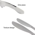 thumbnail image 5 of Pinzas para alimentos de acero inoxidable, pinzas antideslizantes para servir alimentos, abrazadera de metal para alimentos, 5 of 5