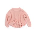 thumbnail image 1 of Afunbaby Chandail Tricoté pour Bébé Fille Garçon Blouse Pull Sweat-Shirt Chaud Col Rond Manches Longues Hauts pour Nourrisson Tout-Petit (3-4T A-Rose), 1 of 1