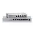 thumbnail image 4 of Conmutador No Administrado Zyxel Multigig Ethernet De 8 Puertos Y 2,5 Gbb | 8 Puertos 100/1G/2,5G Mbps | Conectar Y Reproducir | Carcasa Metálica | Montaje En Escritorio O Pared | Divisor Ethernet Mg-, 4 of 5