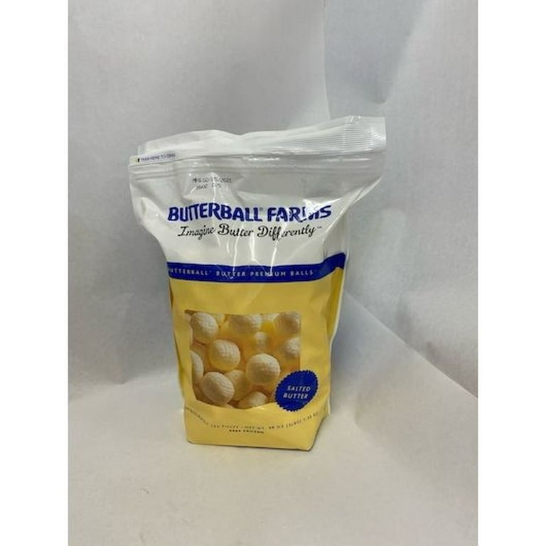 Butterball Farms Creamy Salted Butter Premium Balls, 3 Pound Bag