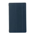 thumbnail image 1 of Pour Sony Xperia Z3 Compact Tablette 8 Pouces Support à Rabat Folio Étui de Protection en Cuir PU Support Housse Étui Pliable Bleu Marine, 1 of 6