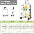 thumbnail image 4 of Stretch Luggage Cover XL(29-32in)– Elastic Travel Suitcase Protector with Handle Openings & Bottom Closure, Washable Polyester Spandex Suitcases Cover, Floral Flowers Print, 4 of 5