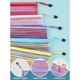 thumbnail image 3 of Bolsa de malla con cremallera JARLINK, paquete de 80 en 10 colores, 23 x 12 cm, 3 of 7