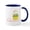 White/Navy Inside, variant on CafePress - Easter Bunny Mugs - 11 oz Ceramic Mug - Novelty Coffee Tea Cup