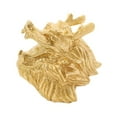 thumbnail image 4 of kowaku Cabinet Pull Antique Brass Decorative Dragon Wardrobe Knob Furniture Hardware Home Furniture Handle Single Hole for Cupboards Color A, 4 of 9