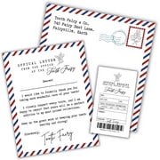 Tooth Fairy Letter Paper Certificate Receipt Envelope and Card for Lost Tooth chart for money under kids pillow can add gold coins 60pk 20 of each item Teeth Keepsake for Boys Girls Gender Neutral