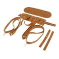 thumbnail image 2 of Conjunto de Piezas de de material cuero PU, de Tejer DIY, Accesorios para s de - marrón Salvador Bolso de la PU que hace piezas, 2 of 8
