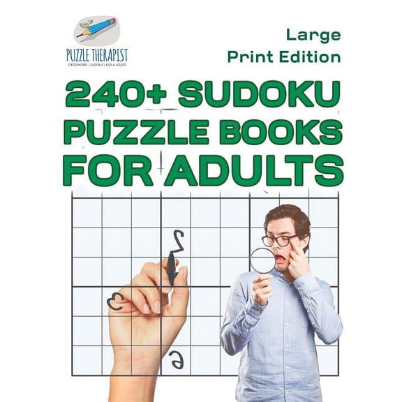 240 Sudoku Puzzle Books for Adults Large Print Edition (Paperback)(Large Print)