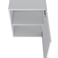 thumbnail image 4 of FM FURNITURE So- Hi Wall Cabinet with One Door White Engineered Wood, 4 of 8