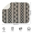 thumbnail image 2 of Boho style kitchen drying mat 18x24 Inch with floral patterns, microfiber fabric, ideal for drying glassware and cookware, 2 of 5